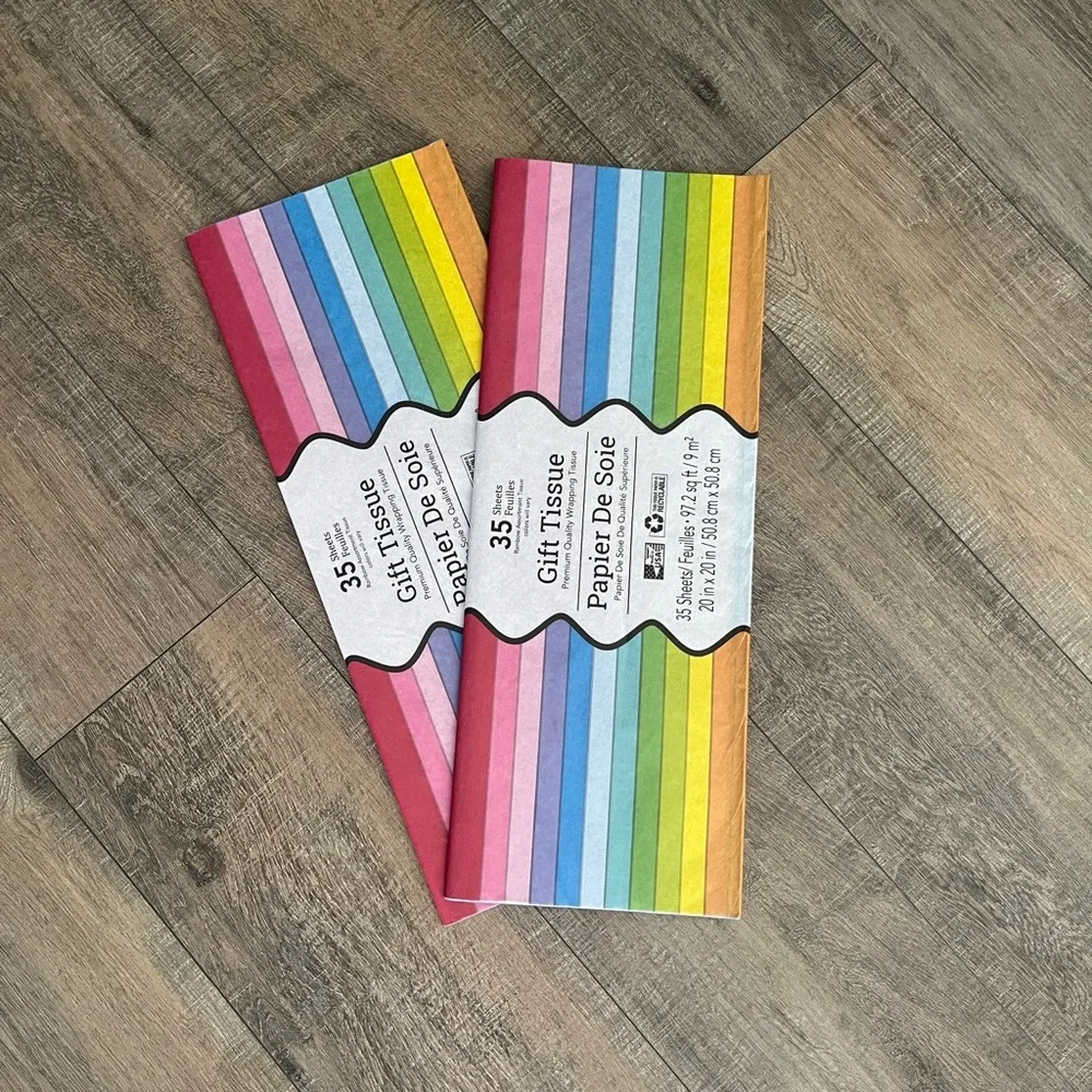 Colorful Gift Tissue Paper Set - 105 Sheets ~New~